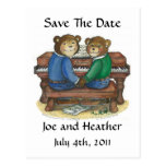 Piano Sweethearts Postcard to Save The Date