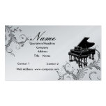 Piano Teacher or Sales Grand Piano Business Cards