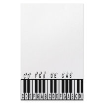 Piano Theory Stationery