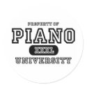 Piano University stickers