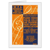 Piano Violin Classes 1939 WPA cards by lc_wpa Piano Violin Classes 1939 WPA cards