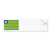 Piauí, Brazil Flag Bumper Sticker