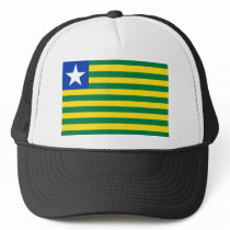 Piauí, Brazil Flag Mesh Hat
