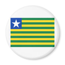 Piauí, Brazil Flag magnets