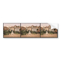Piazza Acqua Verde (Green Water Place), Genoa, Ita Bumper Stickers