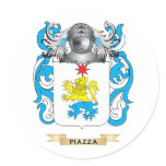 Piazza Coat of Arms (Family Crest) stickers