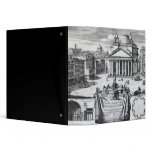 Piazza della Rotonda with a view of Pantheon 3 Ring Binders