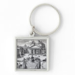 Piazza della Rotonda with a view of Pantheon Key Chain