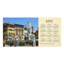 Piazza della Signoria 2012 Calendar Photo Card