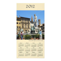 Piazza della Signoria 2012 Calendar Photo Card