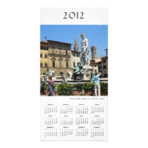 Piazza della Signoria 2012 Calendar Photo Card