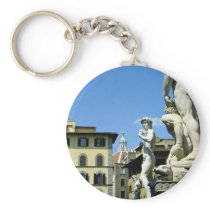 Piazza della Signoria, Florence, Italy Keychain