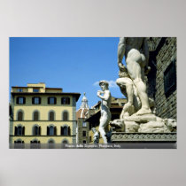 Piazza della Signoria, Florence, Italy Poster