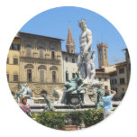 Piazza della Signoria Round Sticker