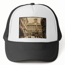 Piazza di Monte Citorio, Rome, Italy classic Photo Trucker Hats