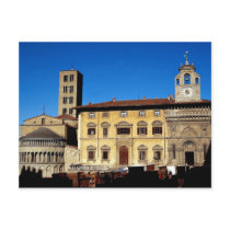 Piazza Grande, Santa Maria della Pieve, Arezzo, Tu Post Card