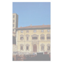 Piazza Grande, Santa Maria della Pieve, Arezzo, Tu Customized Stationery