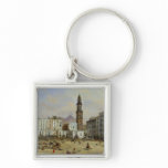 Piazza Mazaniello, Naples Key Chain