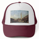 Piazza San Marco A Venezia. By Guardi Francesco hats