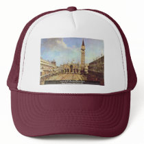 Piazza San Marco. By Canaletto Mesh Hat