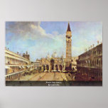 Piazza San Marco. By Canaletto posters