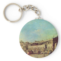 Piazza San Marco, By Guardi Francesco Key Chains