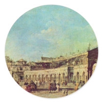 Piazza San Marco, By Guardi Francesco Sticker