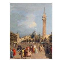 Piazza San Marco, Venice, c.1760 Post Card