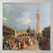 Piazza San Marco, Venice, c.1760 Posters