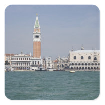 Piazza San Marco Venice Italy Square Stickers