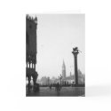 Piazza San Marco Venice Italy Winged Lion Card