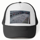 Piazza San Marco with outdoor cafe on right, Venic hats
