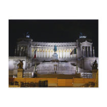 Piazza Venezia at night postcards