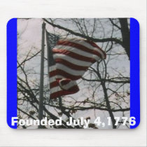 pic013, Founded July 4,1776 mousepads