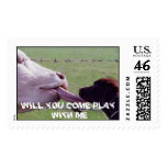 pic27446, WILL YOU COME PLAY WITH ME postage