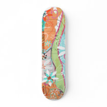 Picasojo tropic flower skateboard by Picasojo Picasojo tropic flower skateboard