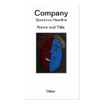 Picasso Inspired Custom Earring/Business Card