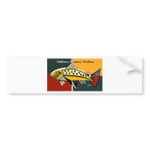 Picasso Trout bumper stickers