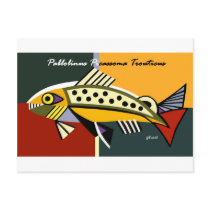 Picasso Trout postcards by GewissArt Picasso Trout postcards