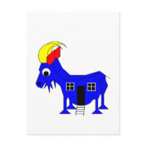 Picasso's She Goat - Playhose Draft Post Card
