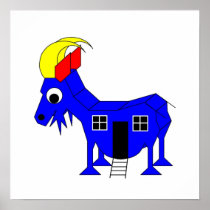 Picasso's She Goat - Playhouse Draft Poster