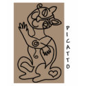 PICATTO black on buff t-shirts