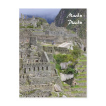 picchu peru post card