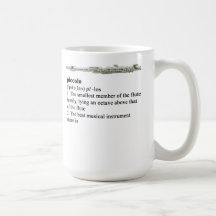 Piccolo dictionary definition mug