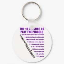 Piccolo Top 10 keychains by MarchingBand Piccolo Top 10 keychains