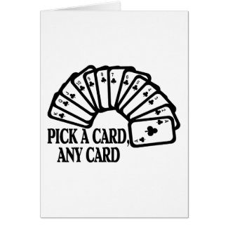 Pick A Card card