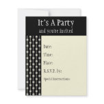 PICK-A-COLOR Dots And Stripes Invitation