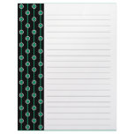 PICK-A-COLOR Dots And Stripes Lined Letterhead
