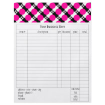 PICK-A-COLOR Funky Dots Order Form Full Color Flyer