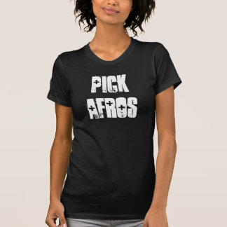 afro pick t shirt